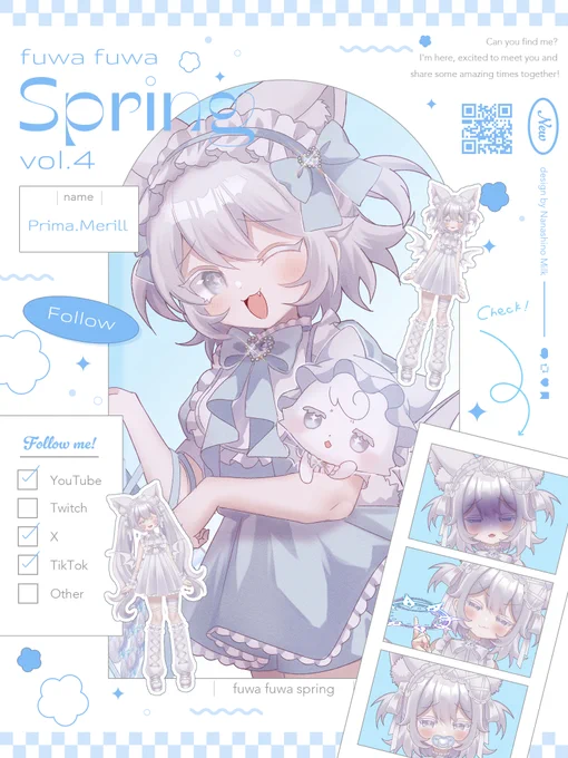 #4月のVTuberフォロー祭り 
🤍登録者5万人突破🎉
🤍shorts毎日投稿中❕
🤍魔法が使える白コウモリの♂
🤍3D実装済み&絵や歌も出来る✨

新年度を機に僕の事推しませんか🫶❕
熱意ある活動者さん仲間も探してます😊👏
💙♻️💬ゆっくり巡回予定✨👀
#おはようVtuber 