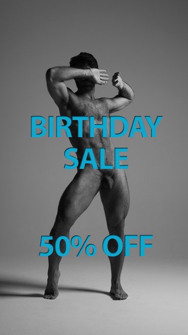 Repping the birthday suit all week  50% off THIS WEEK ONLY at https://t.co/9Ml7VuloSu https://t.co/k