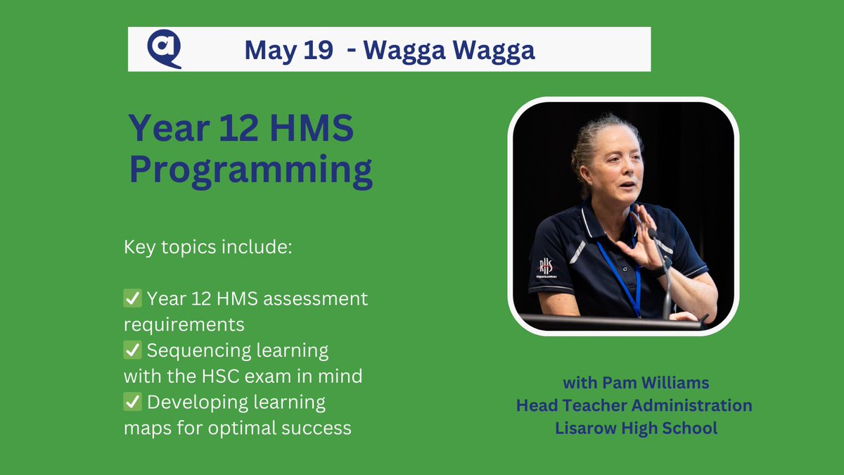 Join our Year 12 HMS Programming Workshop for expert HSC guidance! ✔ Strategies ✔ Learning maps 📅 19 May 2025 | 📍 Wagga Wagga 🔗 Register—spots filling fast! achpernsw.com.au/event/programm… #PDHPE #HSC #TeacherPD #HMS