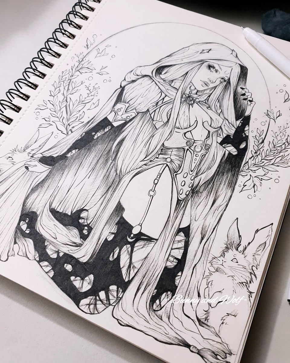 Bunny_andwolf's tweet photo. ยฐโ The Moon Witch โยฐ
Now on our Youtube channel๐๐ฎ๐
You can watch there all the ink art process until the final result!
๐Join to our KoFi membership for exclusive content and be the first to access to all videos!
#fantasyauthor #witchart #moonwitch #inkart #sketchbook https://t.co/KceeaBYb5x