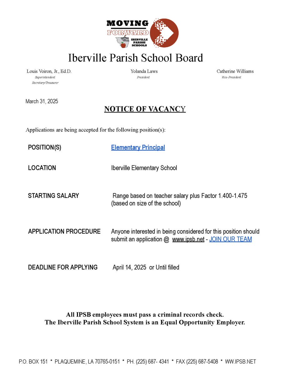 Iberville Schools tweet media