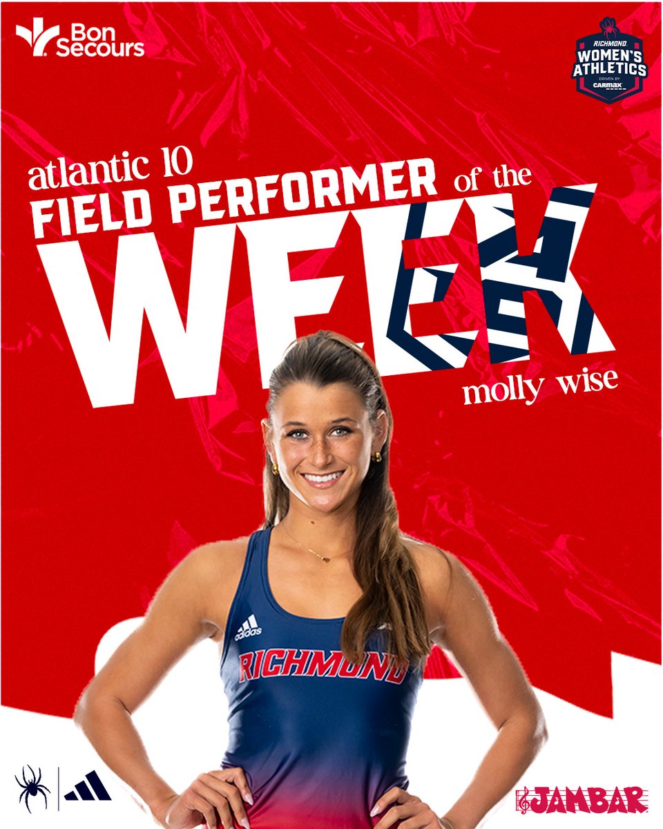 SPIDER XC&TF (@richmondxctf) on Twitter photo Another one! πͺ
Molly Wise brings home another <a href="/atlantic10/">Atlantic 10 Conference</a> weekly award! π·οΈ
π spides.us/3YgBK0v
#OneRichmond Another one! πͺ
Molly Wise brings home another <a href="/atlantic10/">Atlantic 10 Conference</a> weekly award! π·οΈ
π spides.us/3YgBK0v
#OneRichmond