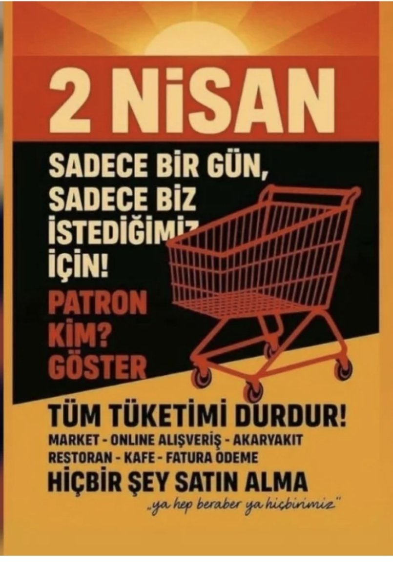 🔴#SONDAKİKA | İstanbul Cumhuriyet Başsavcılığı, 

sosyal medyadaki boykot çağrılarına ilişkin halkı kin ve düşmanlığa tahrik suçlarından re’sen soruşturma başlattı.