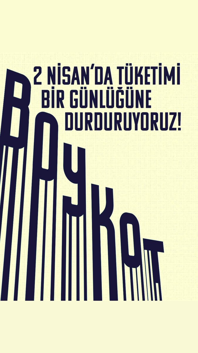 The İstanbul Cumhuriyet Başsavcılığı “soruşturma” başlattığına göre doğru yoldayız demektir. 

Aynen devam.
#BOYKOT

📌Ne yapıyoruz?
Yarın hiçbir şey satın almıyoruz.

📌Ayrıca genel olarak doğrudan ya da dolaylı beslediğimiz örtülü/açık ne kadar yandaş varsa hortumlarını bir bir