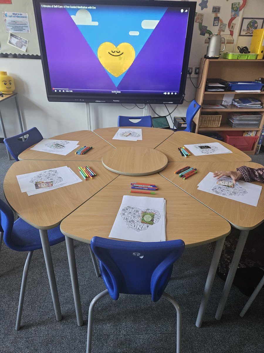 We love a bit of mindfulness 🥰
#staffwellbeing
<a href="/arkvicprimary/">Ark Victoria Primary</a>