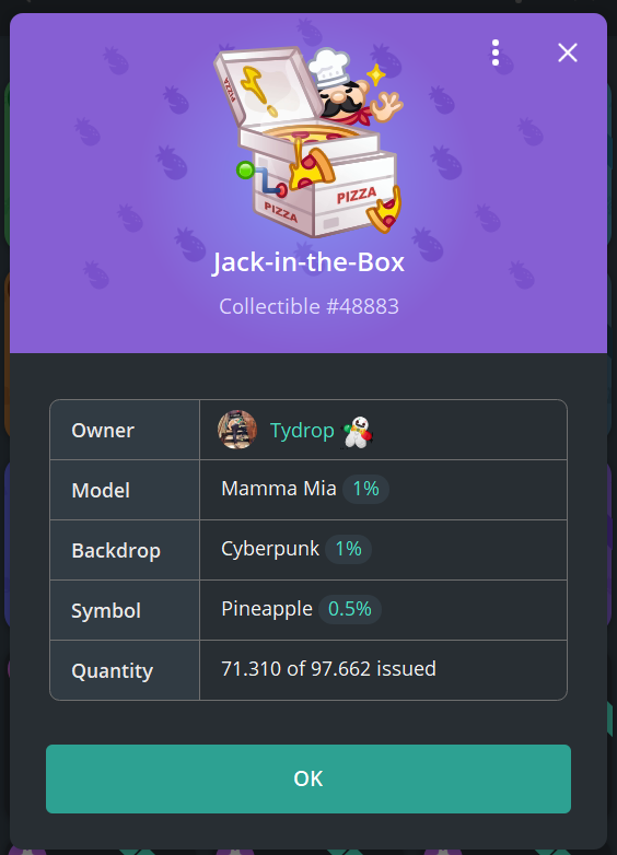 Mamma Mia what is it <a href="/durov/">Pavel Durov</a> ? 🇮🇹🍕

Nuovo NFT su <a href="/telegram/">Telegram Messenger</a>