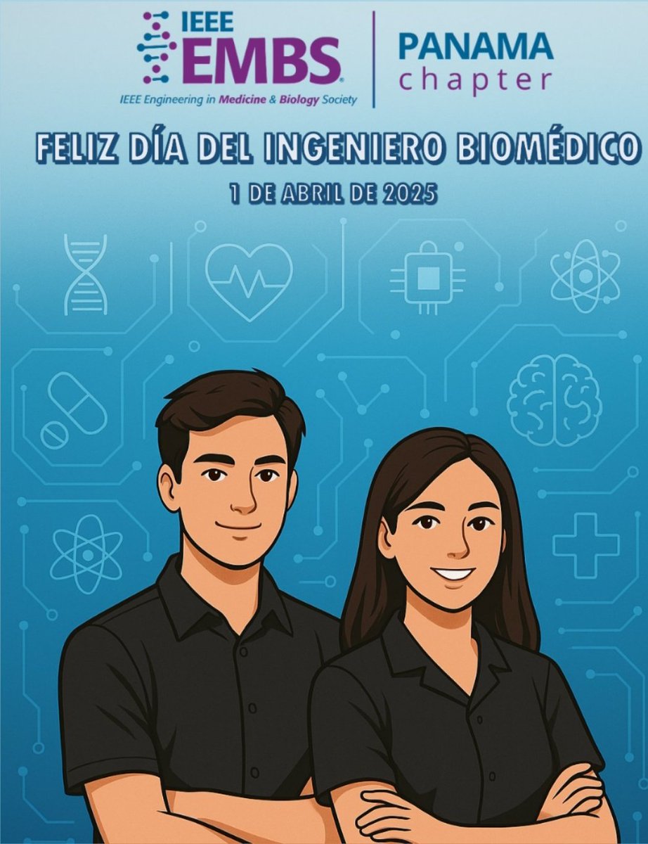 Hoy, 1 de abril de 2025, celebramos a quienes conectan la tecnología con la vida. ¡Feliz Día del Biomédico! 🧠⚙️🩺✨ #DíaDelBiomédico #IngenieríaBiomédica
