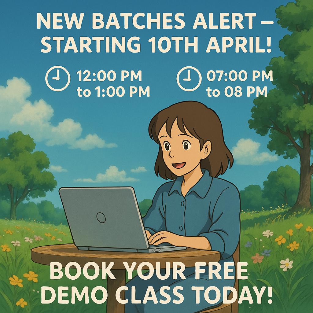 SpokenClass's tweet image. New batches at Enlight Spoken English are starting from 10th April 2025!
📅 Choose your preferred time:
🕛 12:00 PM – 01:00 PM
🌆 07:00 PM – 08:00 PM
🔥 Get rid of hesitation &amp;amp; speak fluently!
💬 Book your FREE demo class now 👇
👉 calendly.com/enlightspokene…
Feel free to reply.