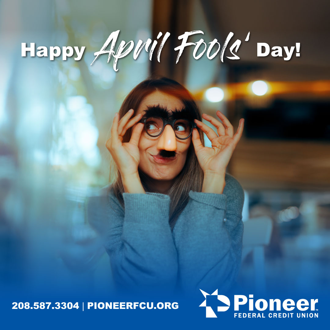pioneerfcu's tweet image. Happy April Fools' Day! Watch out for pranksters! 🤡

Comment below your favorite April Fools' Day prank.

#pioneerfcu #pfcu #creditunions #creditunion #idaho #idahome #idahocreditunion #exploremoreworryless #aprilfools #aprilfoolsday