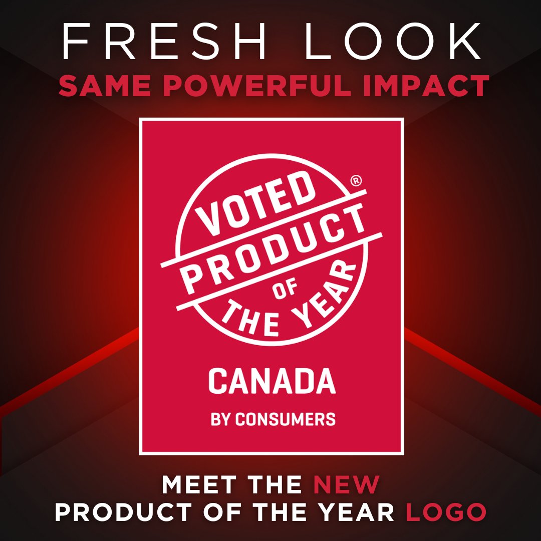 Notice anything different about us? We’re excited to announce that the Product of the Year logo is getting an update! Our new, refreshed design maintains the same credibility and recognition that drives consumer trust and sales in a sleeker, more modern look!

#POYCanada2026