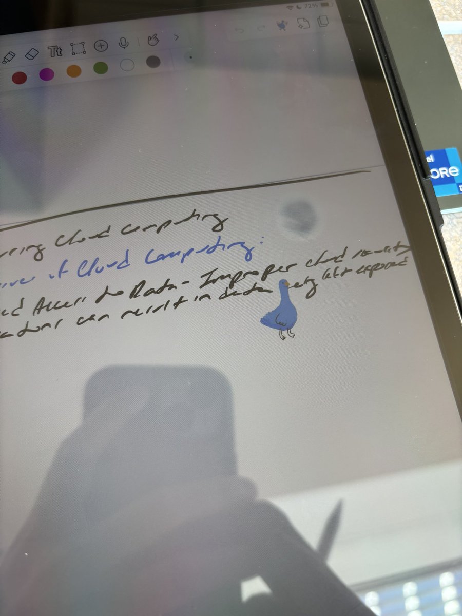 pluey200's tweet photo. So Notability has a goose mode now https://t.co/bCm4L2xgZL