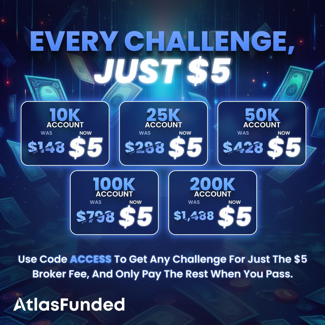 🎉 1x $10k Account Giveaway 🎉 

🔸 Must Follow
<a href="/atlasfundedcom/">Atlas Funded</a>
 <a href="/Major__Fx/">Major_Fx</a>

🔸Tag 3 friend

🔸Vote For us on Trading Pilot and drop proof: tradingpilot.net/unlisted?searc…

🔸Join Our Discord 🔗— discord.gg/atlasfunded

Use code "ACCESS" To get any challenge for just $5 Broker Fee.🎉