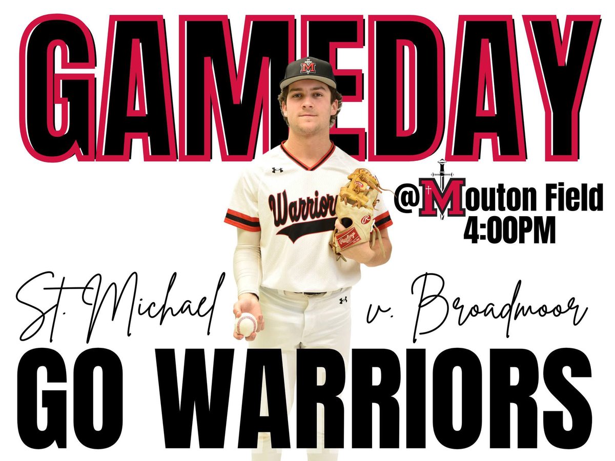 The Warrior baseball team will be taking on Broadmoor this afternoon at Mouton Field!  Makes plans to attend and support your Warriors!

Tickets can be purchased at app.i2tickets.com/b5f77f7b