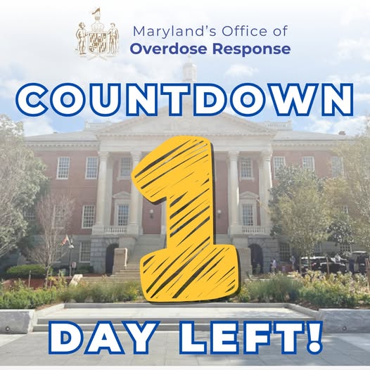 Aruna K. Miller (@arunamiller) on Twitter photo Maryland’s first Substance Use Awareness Advocacy Day is tomorrow!
📍 Lawyers Mall, Annapolis
⏰ Wed, April 2, 9 AM
Wear purple, bring a sign, and make your voice heard.
Change starts with action.
Details: StopOverdose.maryland.gov/events
Follow <a href="/StopOverdoseMD/">Maryland's Office of Overdose Response</a>. #StopOverdoseMD Maryland’s first Substance Use Awareness Advocacy Day is tomorrow!
📍 Lawyers Mall, Annapolis
⏰ Wed, April 2, 9 AM
Wear purple, bring a sign, and make your voice heard.
Change starts with action.
Details: StopOverdose.maryland.gov/events
Follow <a href="/StopOverdoseMD/">Maryland's Office of Overdose Response</a>. #StopOverdoseMD