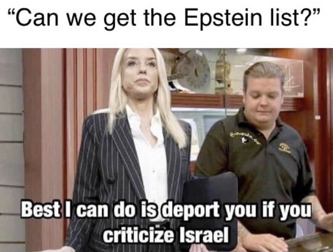 <a href="/AGPamBondi/">Attorney General Pamela Bondi</a> <a href="/FLOTUS/">First Lady Melania Trump</a> <a href="/StateDept/">Department of State</a> Meanwhile you are busy protecting Teslas, CEO’s and foreign governments 😂