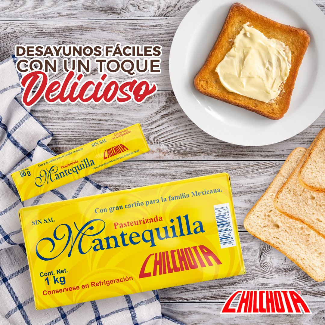 ¡El momento más delicioso del día! 🧈​
Prepara platillos con nuestra Mantequilla Chilchota 🤩 Gracias a su suavidad y textura fácil de manejar, le dará el toque delicioso a tus creaciones.​

#NuestrosProductos #Mantequilla #Chilchota