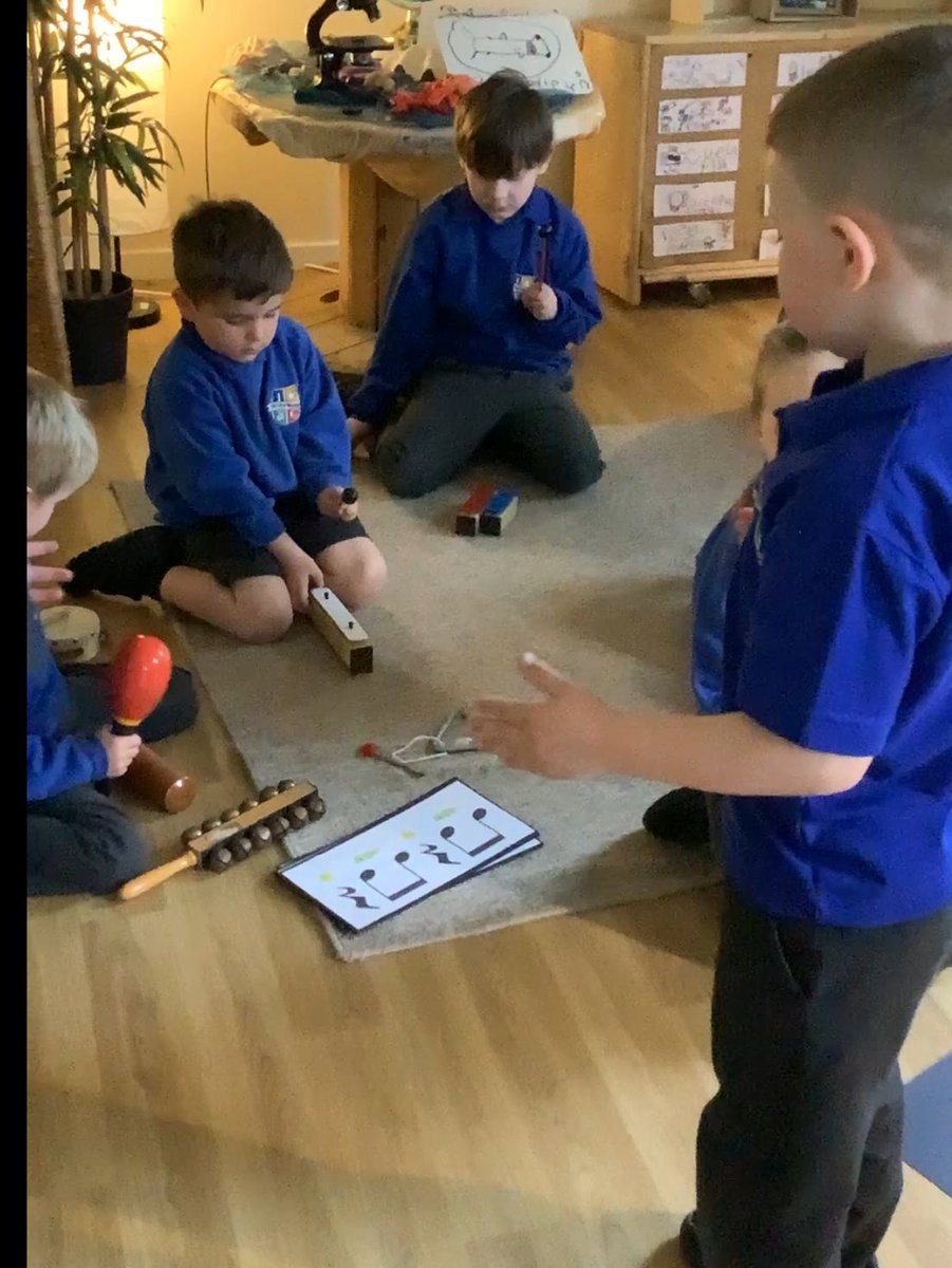 jcaeyfs's tweet photo. Reception have been immersed in Music and have enjoyed exploring and experimenting with composition in their play. We have become composers, musicians and conductors. 🎹🎶 @music_jca @JCAWakefield #MusicWeek #EYFS https://t.co/doDXLDw2wF