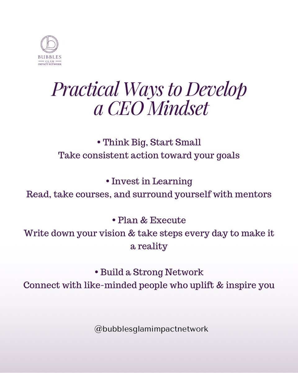 Bubbles Glam Impact Network tweet media