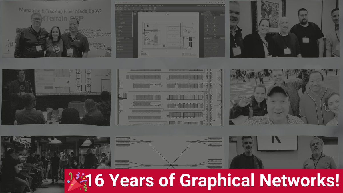 netterrain's tweet photo. Today in tech history: it's our 16 year anniversary! Thanks to our customers, team, & partners - you're the backbone of netTerrain.
Learn who our first customer in last year's post: https://t.co/bpbxWl9pvt
#netTerrain #DCIM #ITInfrastructure #FiberManagement #NetworkMapping https://t.co/ZFH193TFhm