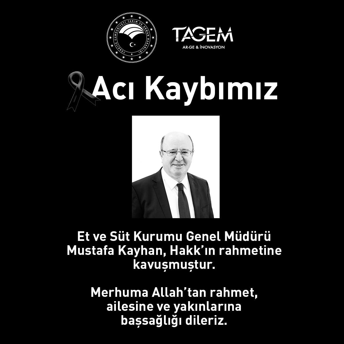 Tarımsal Araştırmalar ve Politikalar Genel Md. tweet media