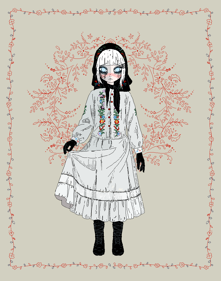 stuffbecauseidk's tweet image. Folk Marie #peripeteia #art