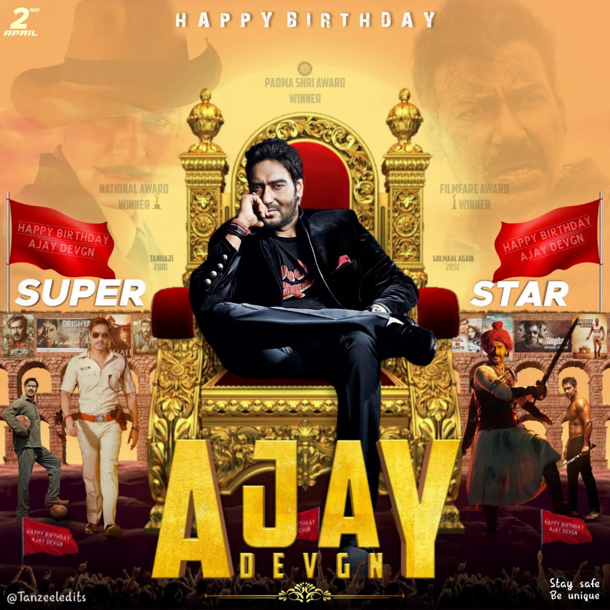 IamAks_'s tweet photo. Happiest birthday 🎂 🥳 sir, Aap Mere life ka wo ek hisa ho jiske bina mera life adhura h
Love you 😘 @ajaydevgn sir

Apko unlimited saal jio yahi dua hai, meri sanse tham jaye lekin apki nhi yahi dua h Mahadev se 🙏
#HappyBirthdayAjayDevgn https://t.co/GGw4Tn66sg