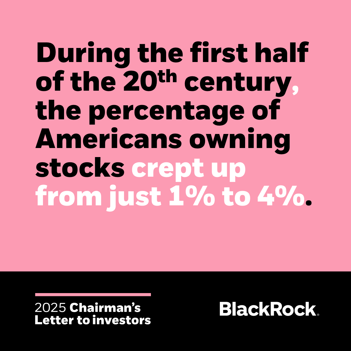 BlackRock's tweet photo. In his Letter to Investors, Larry Fink says markets are a prosperity flywheel: people invest their savings, markets channel those funds into companies and industries, and any success flows back to investors—helping them afford retirement, college, and homes. And the wheel keeps turning. https://t.co/l3pj9BhI1q