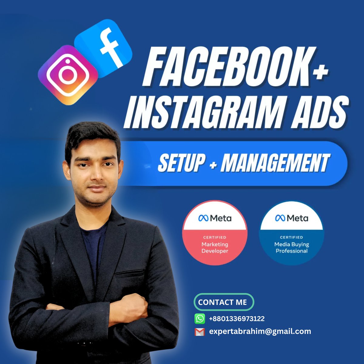expertabrahim's tweet image. Grow Your Business with my Expert Facebook &amp;amp; Instagram Ads Management!

Unlock the full potential of your brand by leveraging targeted advertising on the world's leading social media platforms.

#facebookads #instagramads #TheConstitution #BREAKINGNEWS #AnantAmbani #Wisconsin