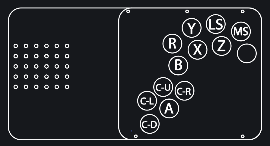 CubsAZ's tweet photo. @Poryg2n @Sparkmelee Yep! This is the default layout, spark plays with R and B swapped tho. https://t.co/qnlAm8skjo
