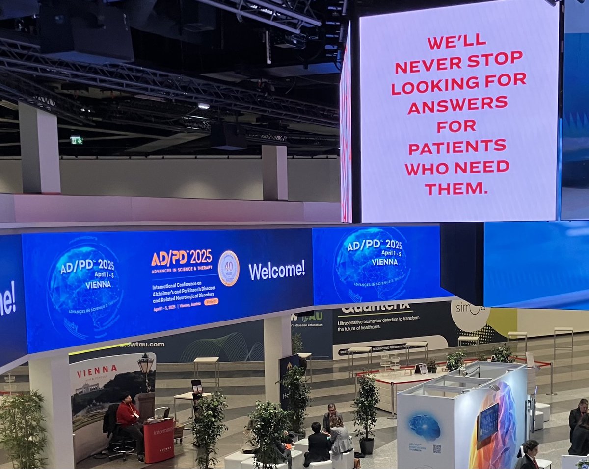 Early doors this morning at #ADPD2025 #viennacalling Come and check in with us at booth 16 tomorrow ⁦<a href="/AlzData/">Alzheimer's Disease Data Initiative</a>⁩ ⁦<a href="/HDR_UK/">Health Data Research UK (HDR UK)</a>⁩
