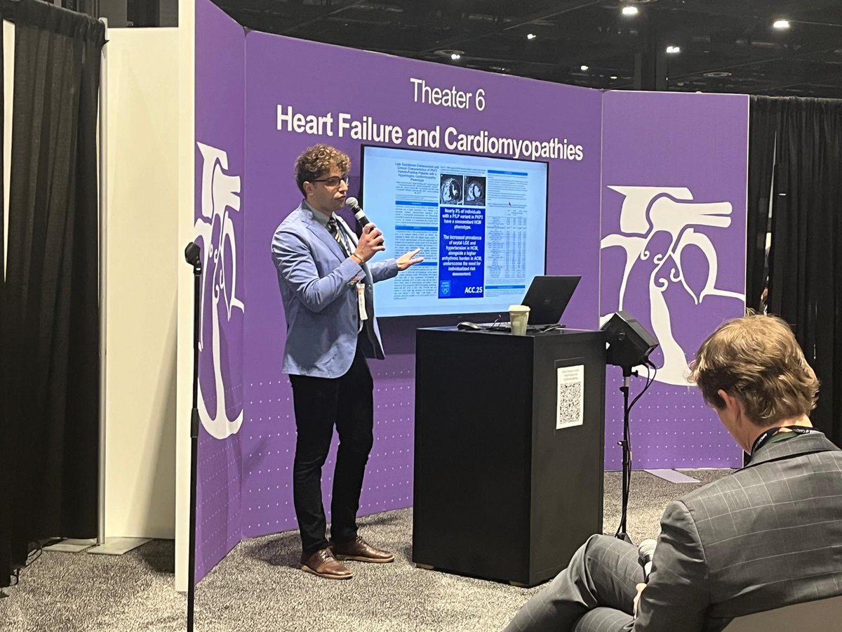 MCastrichiniMD's tweet image. Great time at #ACC25 sharing exciting new findings in the fascinating world of genetic cardiomyopathies. Grateful for the chance to connect, learn, and contribute to the future of heart care. @ACCinTouch @MayoClinicCV