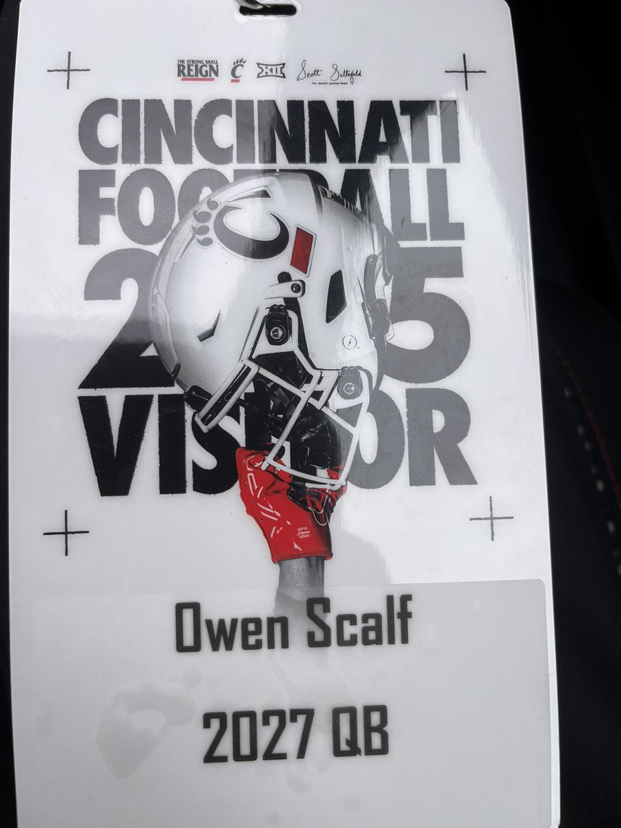 Owen Scalf (@oscalf_00) on Twitter photo Had a great time attending spring practice at UC yesterday and meeting <a href="/CoachPeteThomas/">Pete Thomas</a>. Looking forward to the upcoming season.
<a href="/CoachEvanDreyer/">Evan Dreyer</a>
<a href="/_AHS_Football/">Anderson Football</a> Had a great time attending spring practice at UC yesterday and meeting <a href="/CoachPeteThomas/">Pete Thomas</a>. Looking forward to the upcoming season.
<a href="/CoachEvanDreyer/">Evan Dreyer</a>
<a href="/_AHS_Football/">Anderson Football</a>