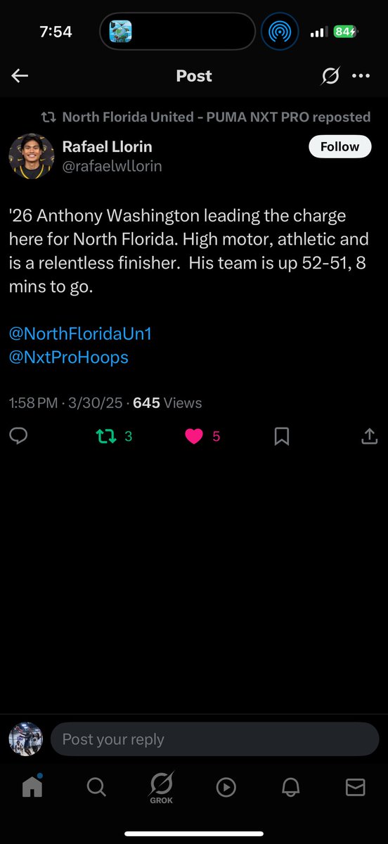 AntWash00's tweet image. Session 1 @NxtProHoops in Atlanta, GA with @NorthFloridaUn1. 
Finishing With An 2-2 Record

11 steals, 13 Rebounds, 7 charges full weekend!