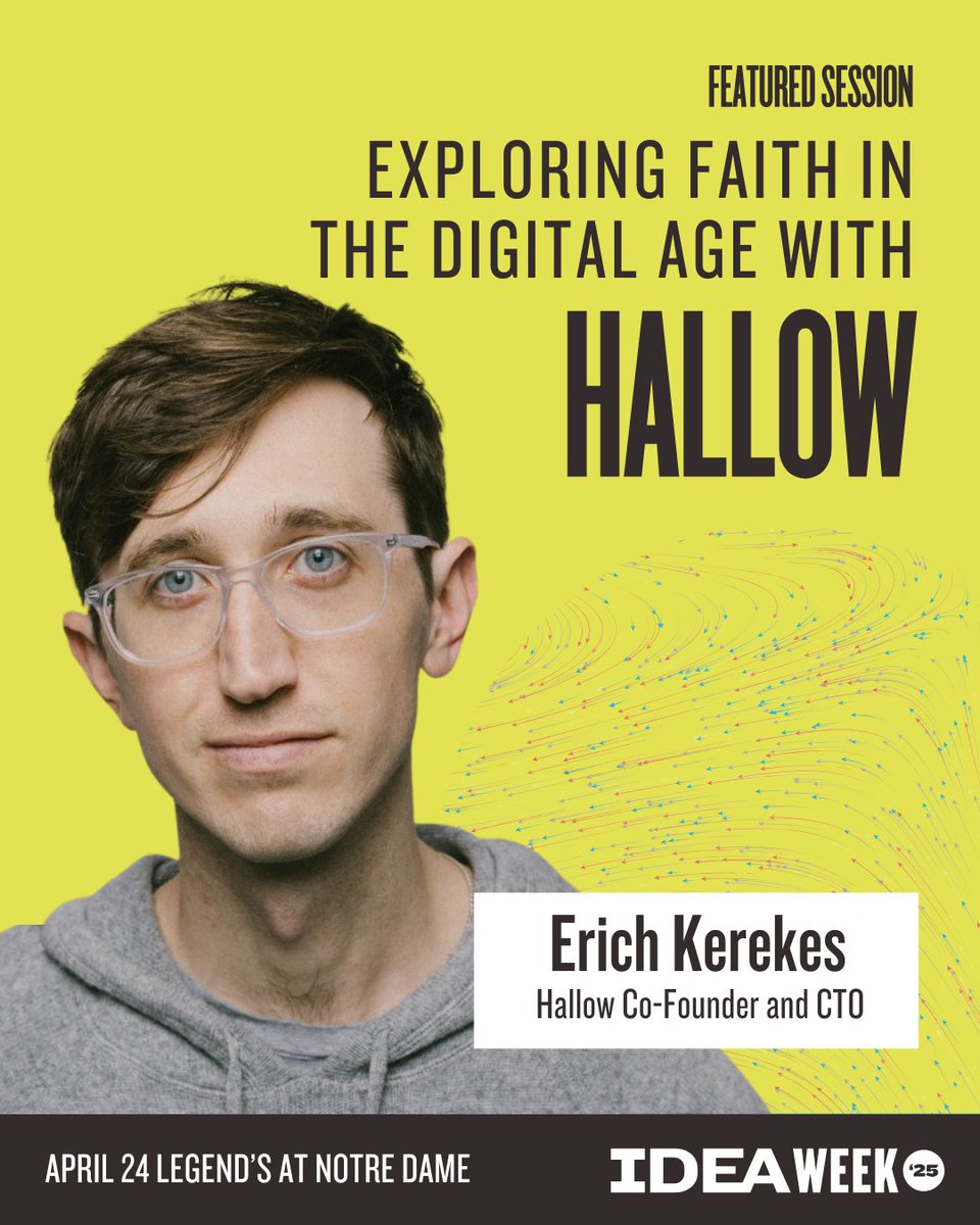 Join us for "Exploring Faith in the Digital Age" with Hallow co-founder and CTO Erich Kerekes! Enjoy light appetizers and refreshments as we dive into how technology is shaping faith. Register today at: ow.ly/ey1K50VsEM7