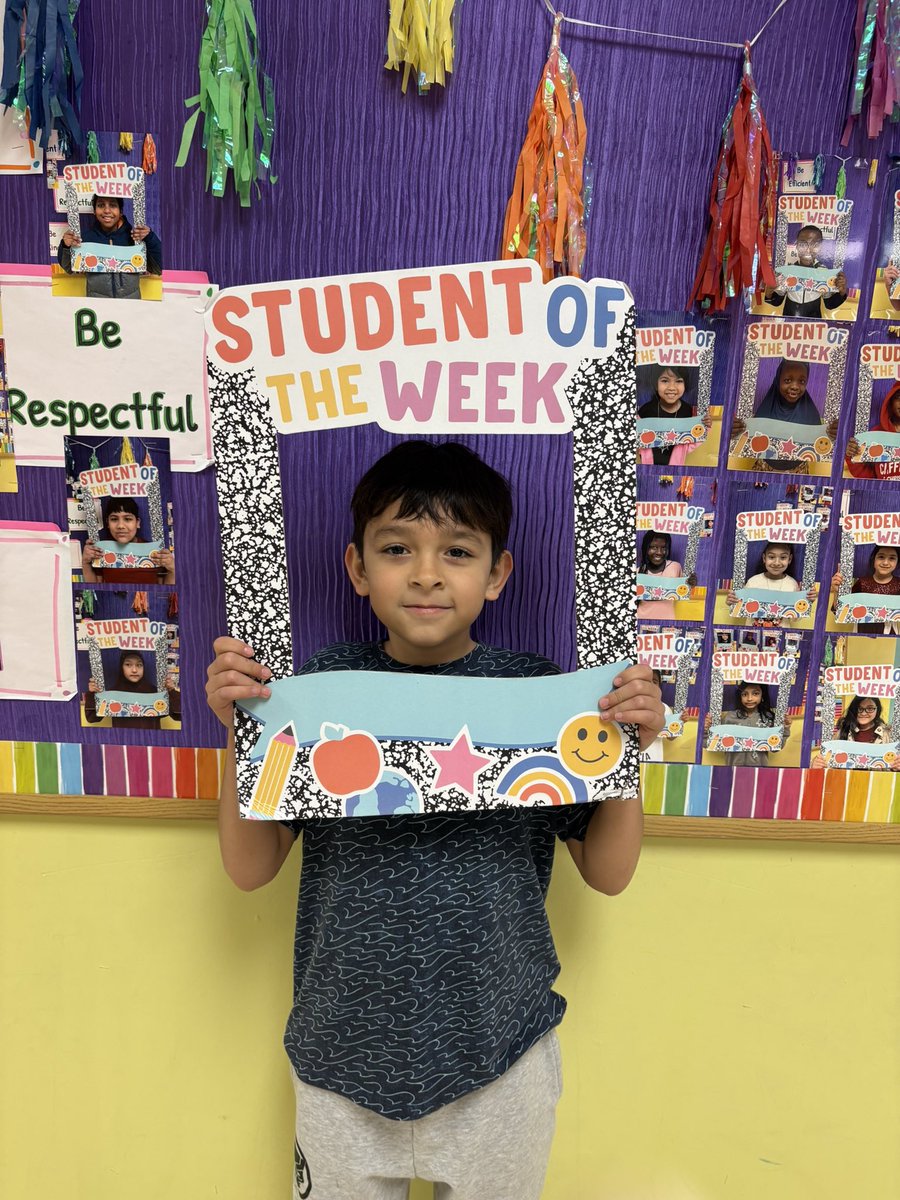 Julian is 4th grade's student of the week! This title is well-deserved because Julian is one of the most caring, considerate, and kind students at KCIA. His generosity and drive to do good is so inspiring. We are so happy to celebrate Julian everyday, but especially today!