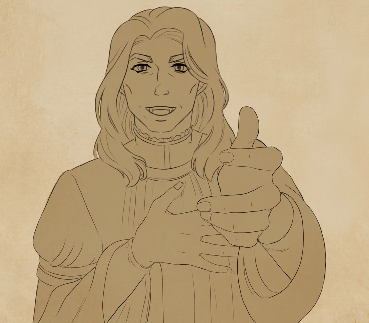 Frustrated level 1 is when everyone else is being stupid. And frustrated level 2 is when Lestat is being stupid.
The other is just him being his gorgeous self 

#MariusDeRomanus #vampireMarius #IWTVS3 #vampirechronicles #AnneRicevampires #notaigenerated #krita