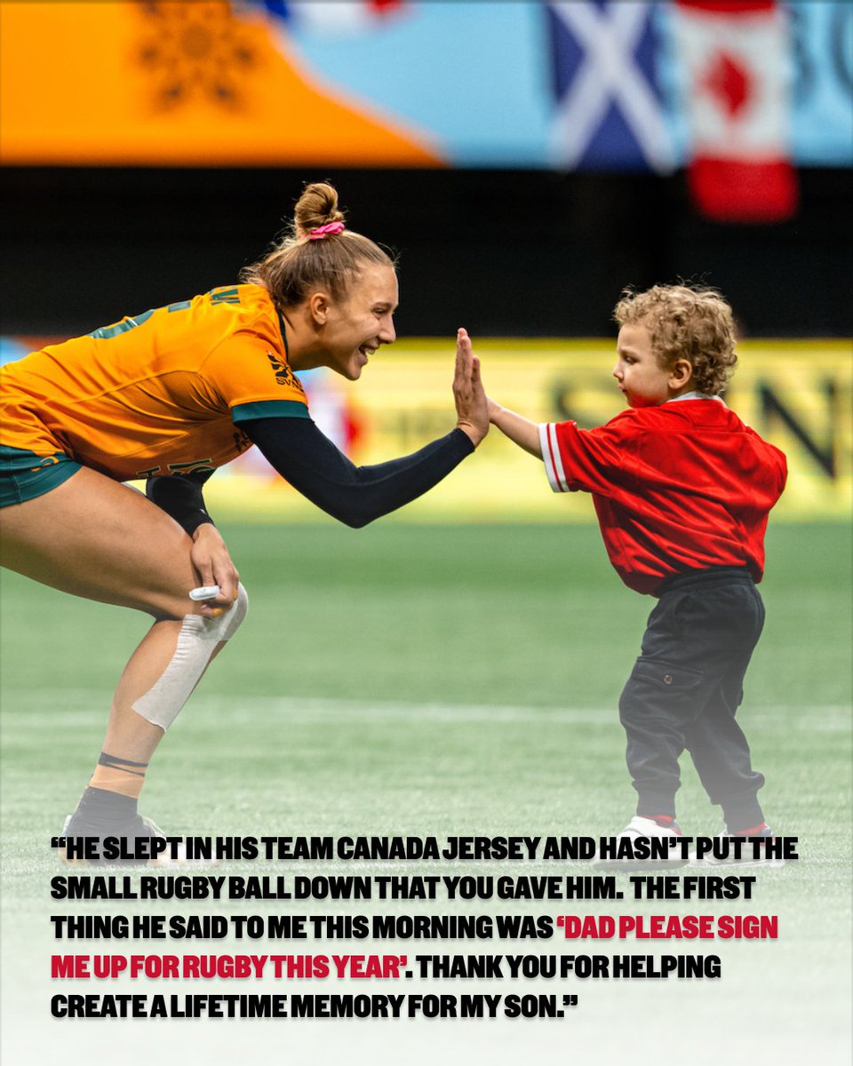 Creating lifetime memories and inspiring the next generation 🇨🇦🏉

#HSBCSVNS | #HSBCSVNSVAN