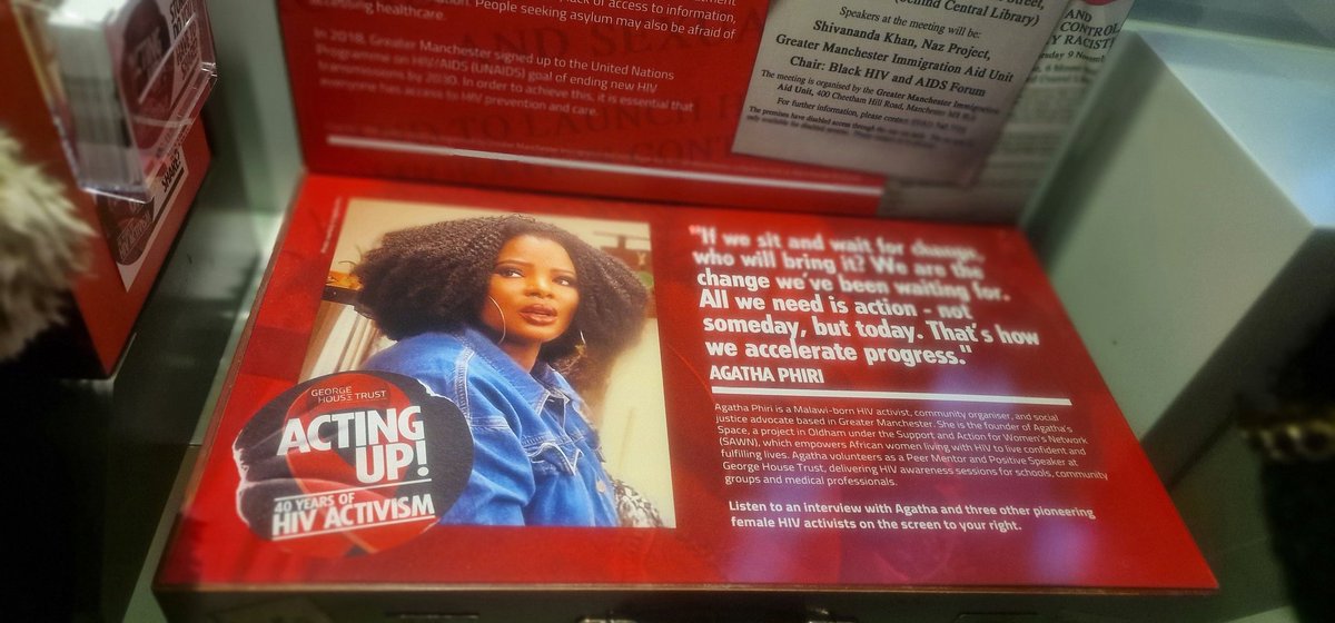 As @GeorgeHouseTrust celebrates 40 years of HIV activism in GM,my story has been featured in the archives.Generations will read and listen to my story.
Born in poverty,lost everything, survived abuse, stigma, hostile environment,still homeless,now part of great  history?🙏