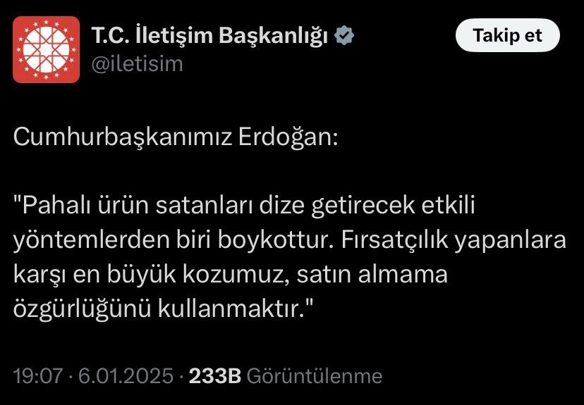 İstanbul Savcılığı Boykot çağrısı yapanlara soruşturma açacakmış