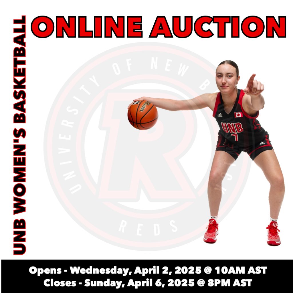 🔴 ONLINE AUCTION ⚫️ 
🗓️ April 2 @ 10AM - April 6 @ 8PM
💻 bid online: 32auctions.com/UNBWomensBaske… 

Don’t miss out! Bid on some amazing items and support our program!