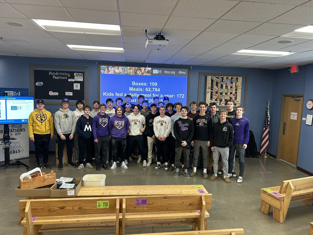 This is no Joke!  Our guys helping out at Feed My Starving Children. Great Job. #chabo