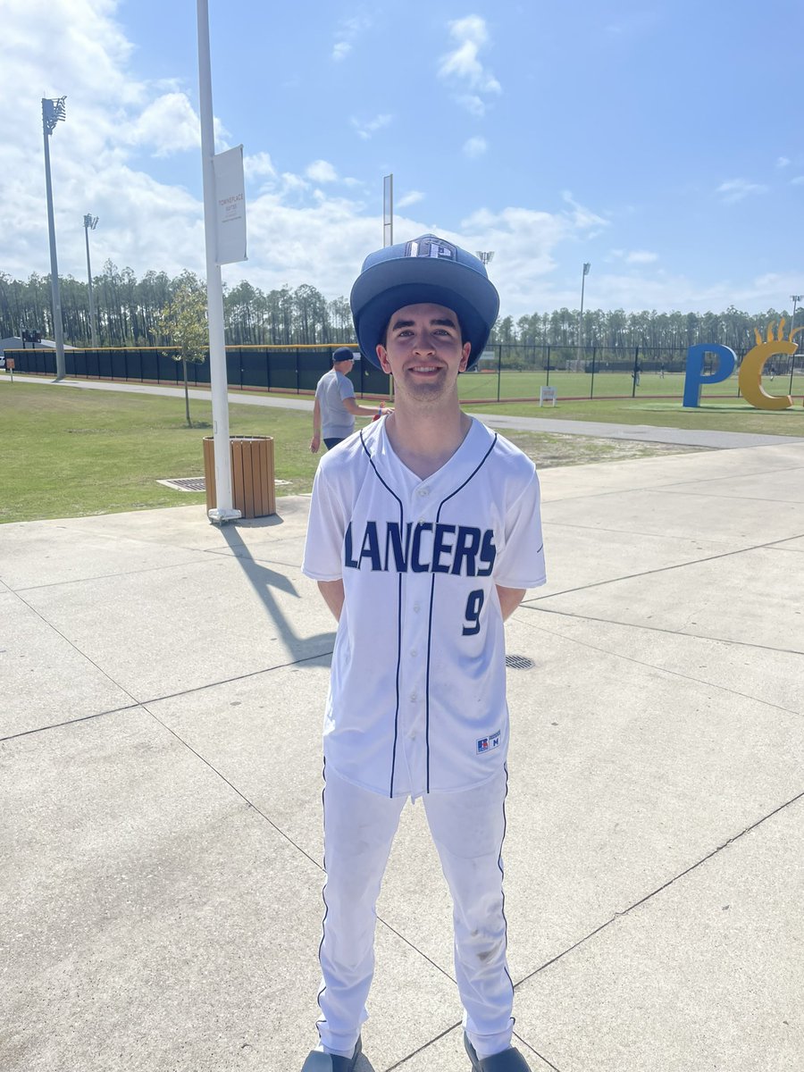 Crazy win!  Durava 5 IP 0 ER win. O’Neil 2-4 2B 4 RBI Frankel 2-3 3 RBI and big hat!  Lancers are in the Championship game Thursday night!  Go Lancers!
