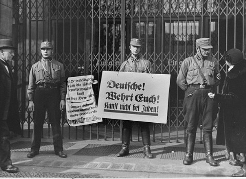 #OTD in 1933 across Germany the Nazis staged a boycott that targeted Jewish businesses.