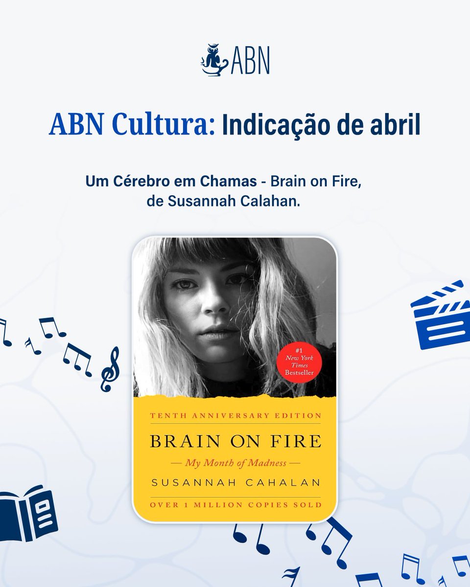 abneuro_'s tweet image. O livro “Brain on Fire” é uma leitura impactante tanto para profissionais da neurologia quanto para o público em geral.
👀 Já leu esse livro? Compartilhe sua opinião nos comentários!
#ABNCultura #BrainOnFire #Neurologia #EncefaliteAutoimune #ABN #SusannahCahalan
