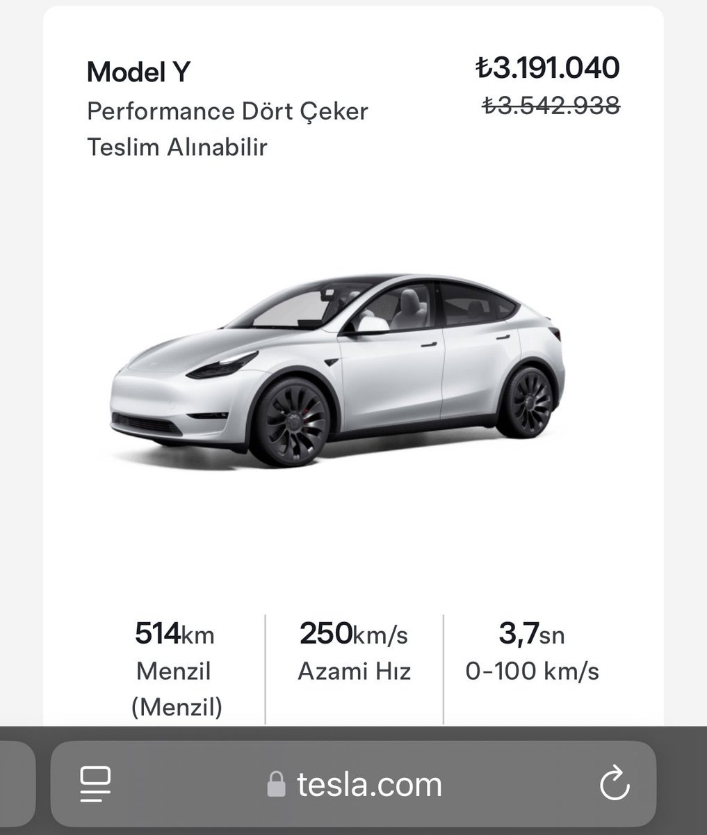 Tesla TR'de yeni kasa araç stokları mı bitti yoksa fiyat mı güncellenecek dersiniz? Envanterde sadece eski kasa araçlar görünüyor.