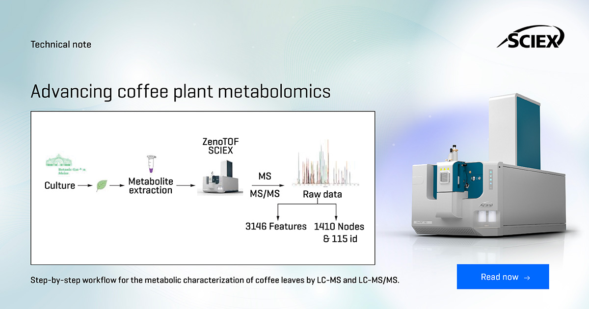 Today on #TechNoteTuesday, we are diving into coffee plant #metabolomics to compare the ZenoTOF 7600 system vs. a QTOF

So, grab a ☕ and check it out 👉 sciex.li/eik4pe