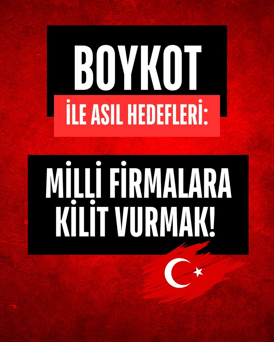 #BoykotDeğilMilliZarar: 
Bu milletin alın terini siyaset malzemesi yapmayın!
