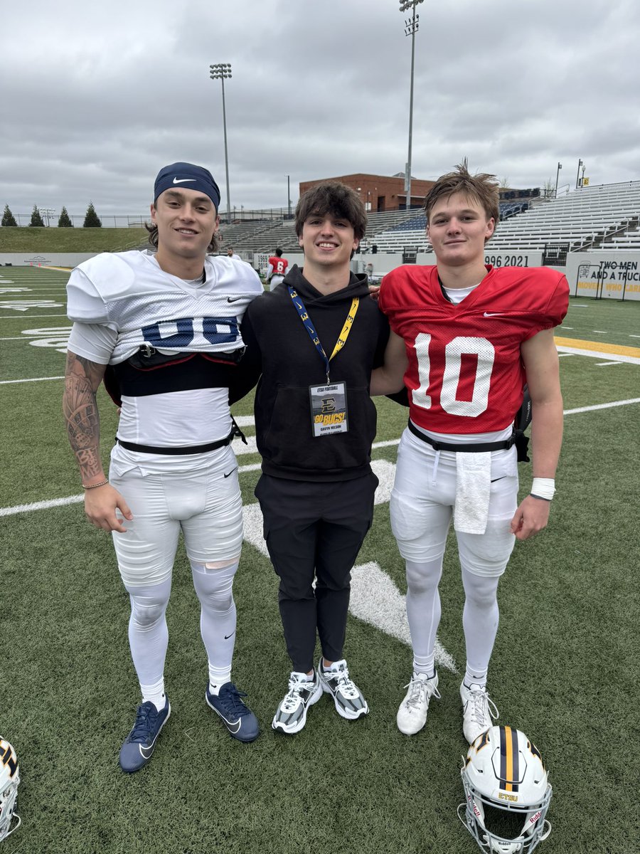 Gavyn Nelson (@gavyn_nelson) on Twitter photo I appreciate <a href="/ETSUFootball/">ETSU Football</a> for having me out today! great atmosphere and I love what <a href="/Coach_heals/">Will Healy</a> is building!
<a href="/CoachIsaacVance/">Isaac Vance</a> <a href="/CoachDRuff/">Devin Ruffin</a> <a href="/CoachKerryon/">Kerryon Johnson</a> <a href="/wcsBHSge/">Coach Evans</a> <a href="/Radir_Annoor/">Radir Annoor</a> <a href="/BaylorHayes2/">Baylor Hayes</a> <a href="/Matt_Manning13/">Matthew Manning</a> I appreciate <a href="/ETSUFootball/">ETSU Football</a> for having me out today! great atmosphere and I love what <a href="/Coach_heals/">Will Healy</a> is building!
<a href="/CoachIsaacVance/">Isaac Vance</a> <a href="/CoachDRuff/">Devin Ruffin</a> <a href="/CoachKerryon/">Kerryon Johnson</a> <a href="/wcsBHSge/">Coach Evans</a> <a href="/Radir_Annoor/">Radir Annoor</a> <a href="/BaylorHayes2/">Baylor Hayes</a> <a href="/Matt_Manning13/">Matthew Manning</a>