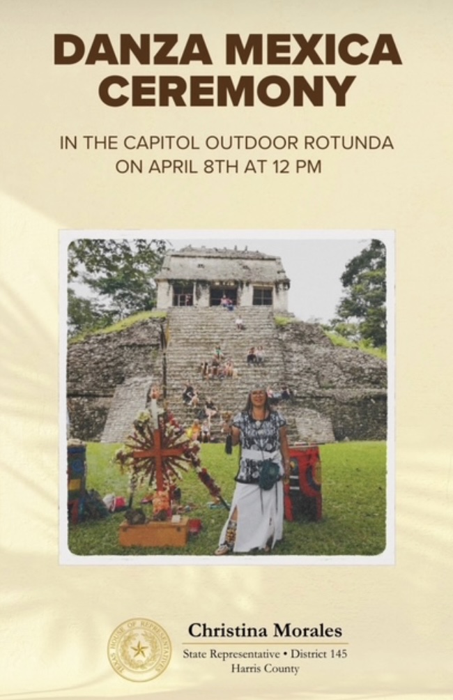 mailchi.mp/blackbrownpoli… Important Updates and an Invitation to the Texas Capitol next Tuesday for Aztec Ceremony on April 8th at Noon!