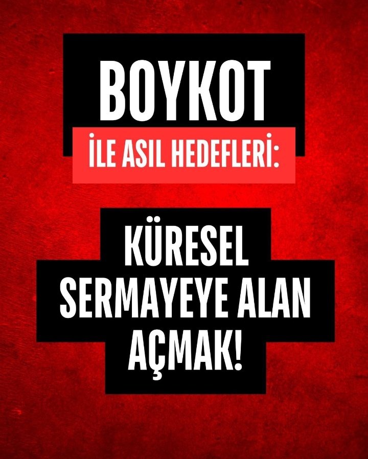 Devletimin Yanındayım 🇹🇷
#BoykotDeğilMilliZarar 
<a href="/omerbolatTR/">Prof. Dr. Ömer Bolat</a> 
<a href="/mahmutgurcan/">MAHMUT GÜRCAN 🇹🇷</a>
<a href="/abdullahozdemir/">Abdullah Özdemir</a>